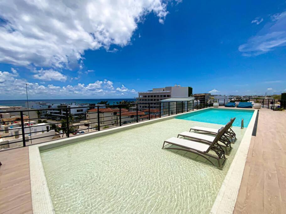 Beautiful + Luxury + Ocean View + Pool Apartment ปลายาเดลการ์เมน ภายนอก รูปภาพ